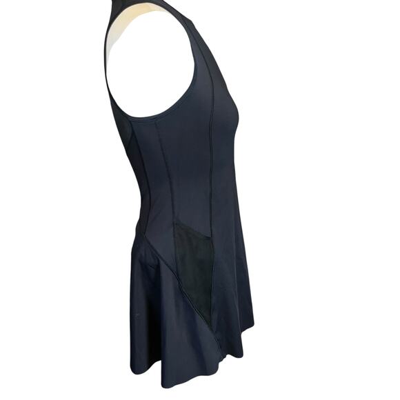 Athleta Match Point Dress Athletic Mesh Black Size Small XS mesh back stretchy - Picture 3 of 6